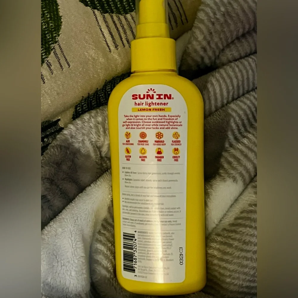 Missaries* New! Sun-In Hair Lightener Spray, Lemon, 4.7 Oz